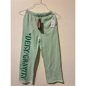 NWT Wicked x Paul‎ Tazewell Green "Defy Gravity" Sweatpants - Girls M (8)